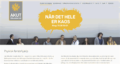 Desktop Screenshot of akuttilbuddet.dk
